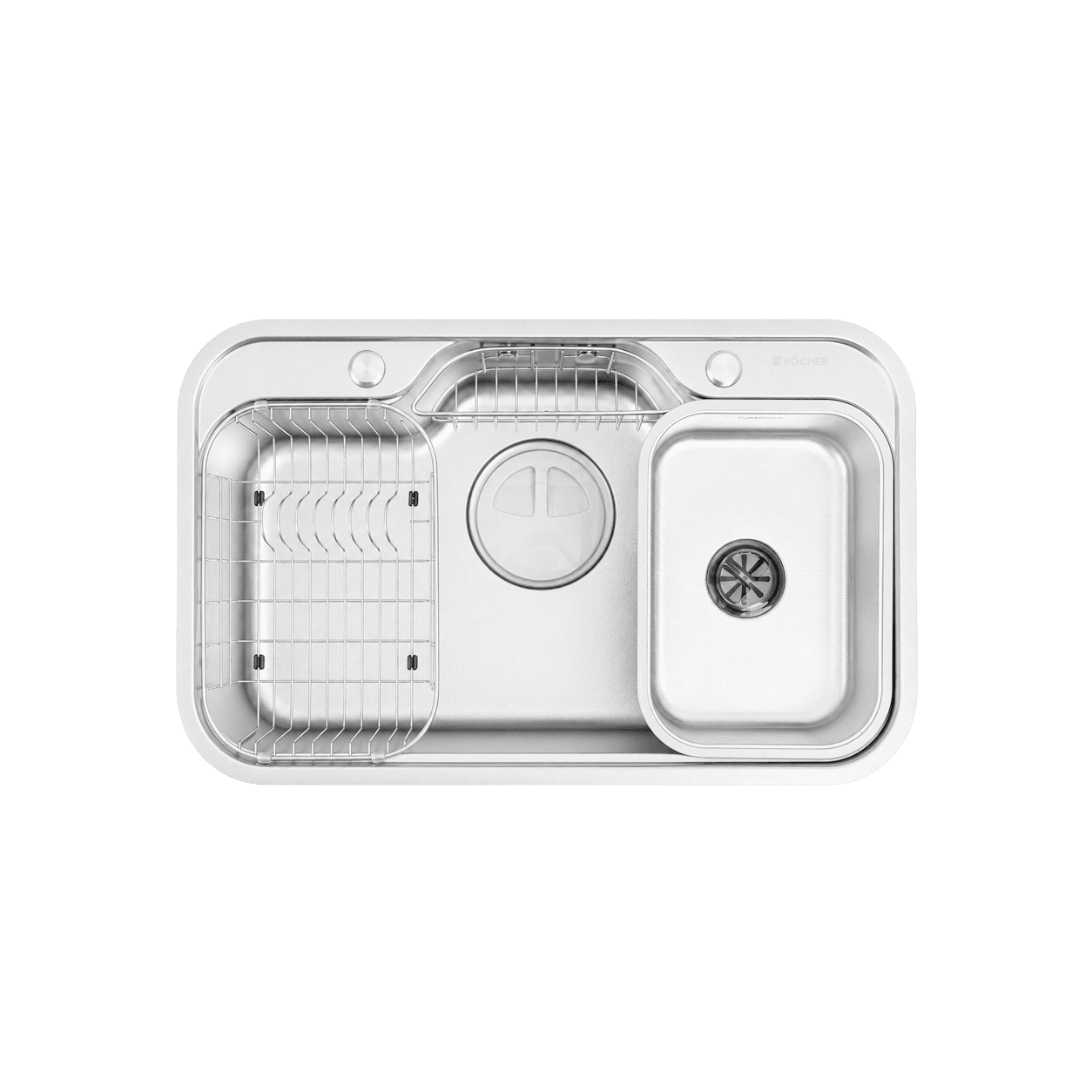 Châu rửa chén Kocher Tera S7848 inox cao cấp, bảo hành 10 năm tại mitaplus