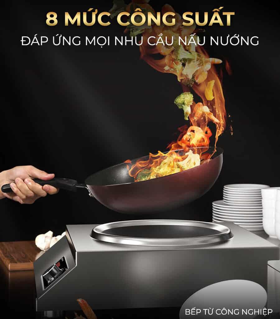 Bếp từ công nghiệp Kocher CI-3600C 8 mức công suất linh hoạt
