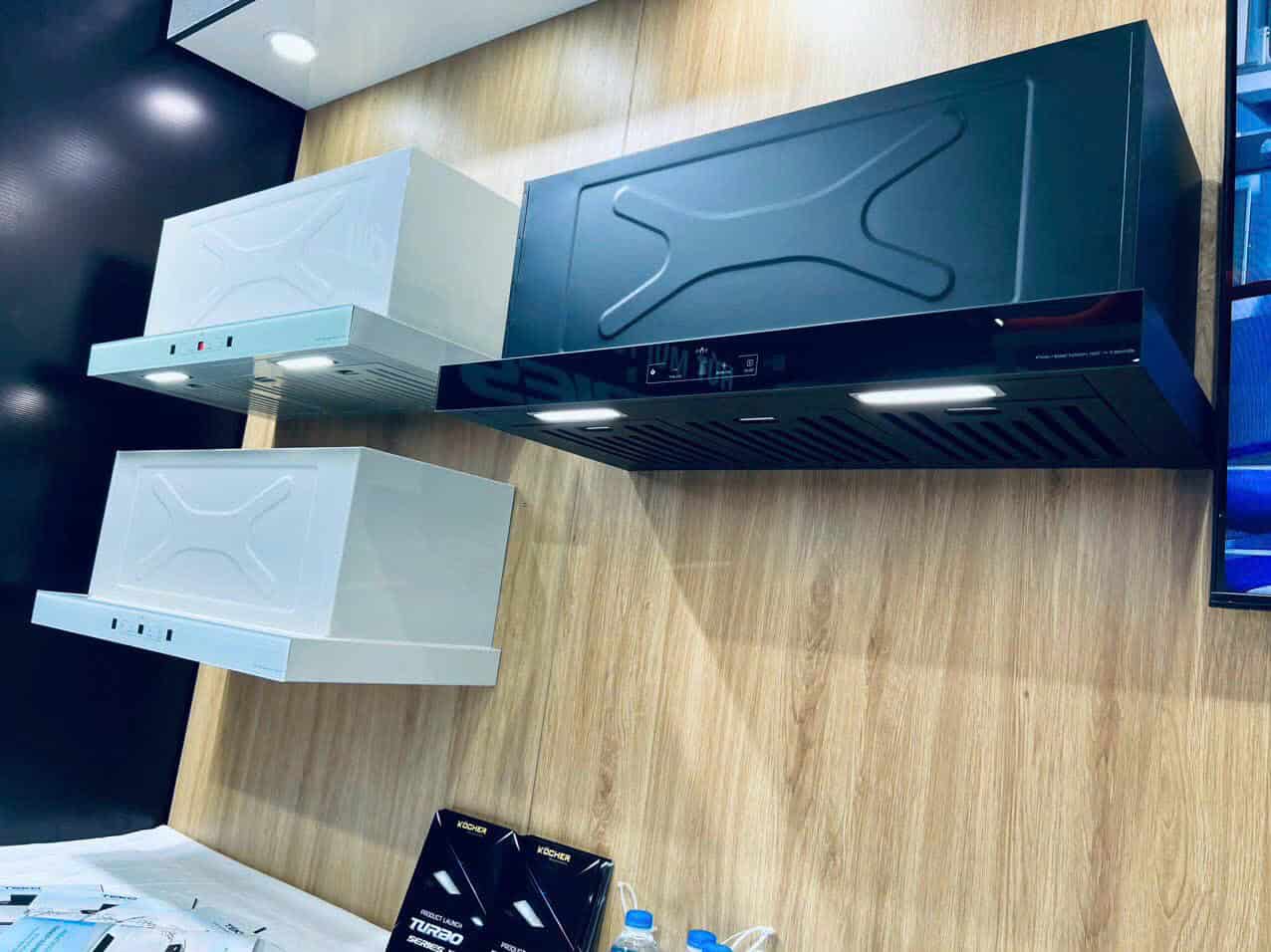 máy hút mùi kocher Turbo X sử dụng động cơ AC