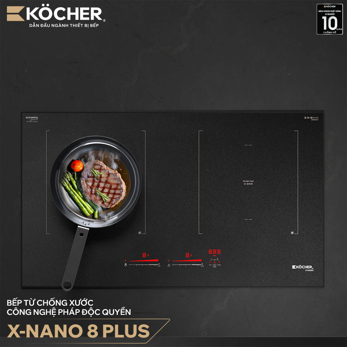 Bếp từ Kocher X-Nano 8 Plus