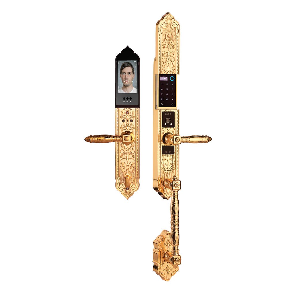 Khóa cửa đại sảnh biệt thự Demax EL986 Gold