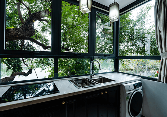  The 1-bedroom studio apartment