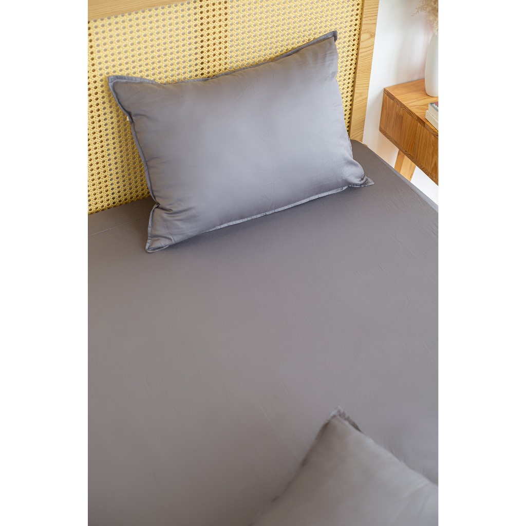 Vỏ gối Lụa Modal mầu trơn LEE CORNER cao cấp, áo gối nằm đủ size 25x35cm, 35x50cm 40x60cm 50x70cm 48x74cm
