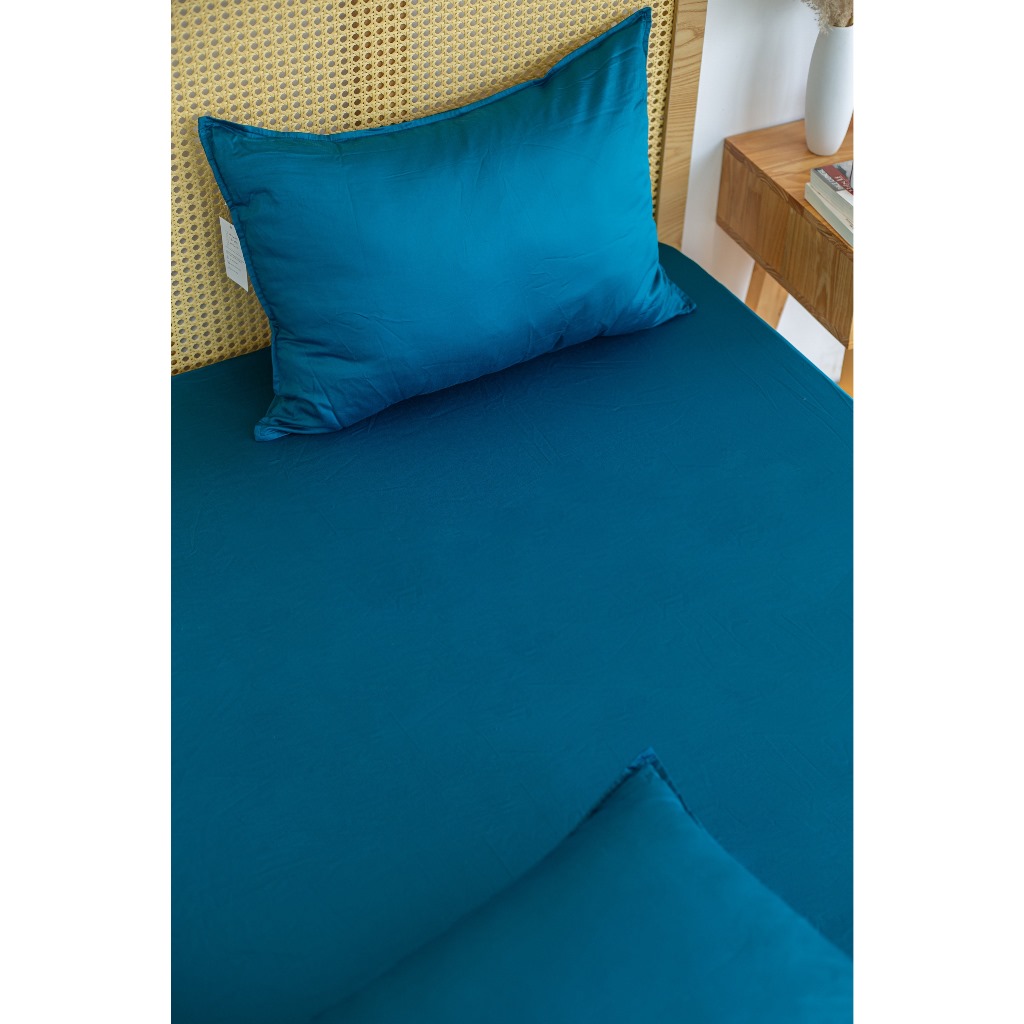 Vỏ gối Lụa Modal mầu trơn LEE CORNER cao cấp, áo gối nằm đủ size 25x35cm, 35x50cm 40x60cm 50x70cm 48x74cm