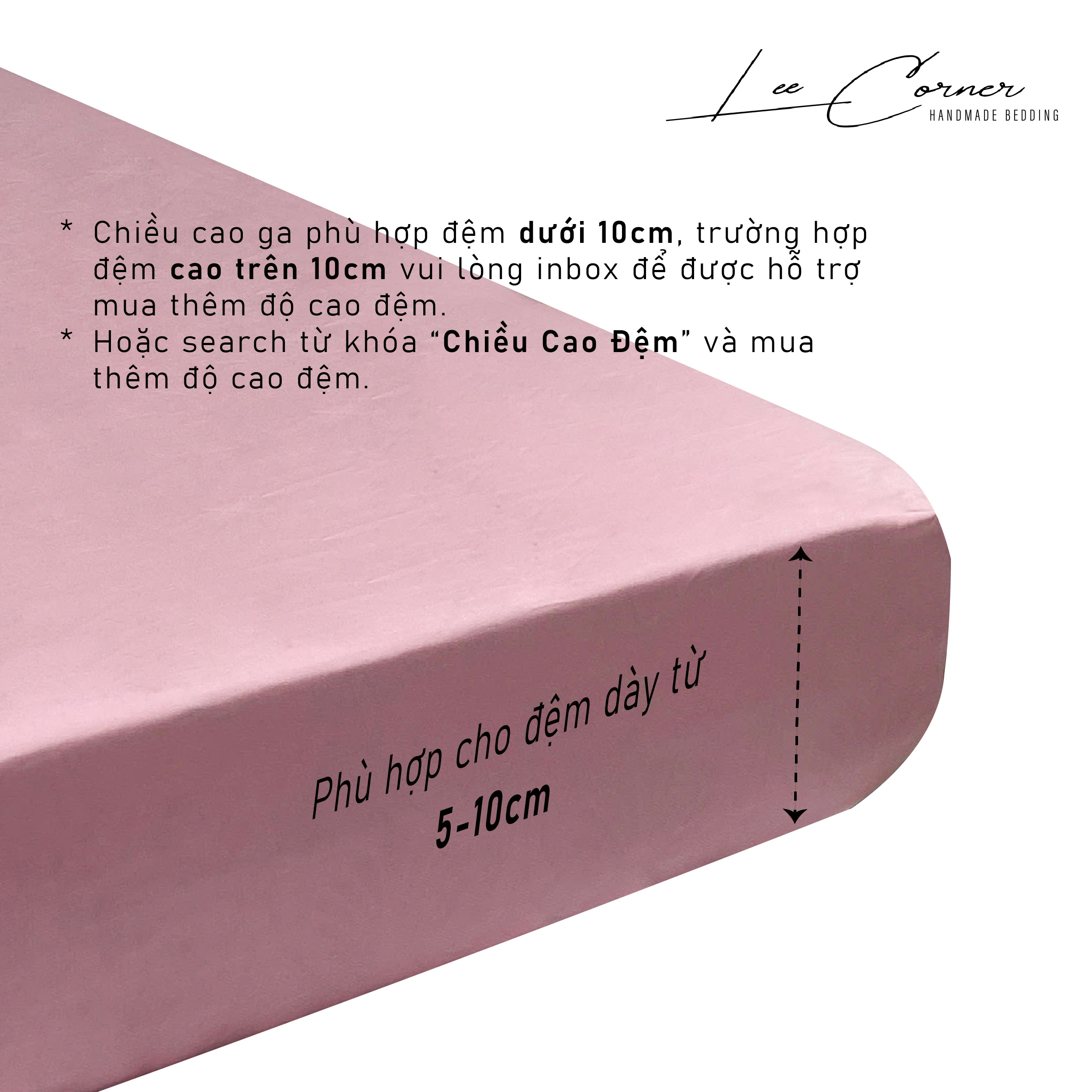 Ga Lụa Tencel 60s 1m6 1m8 2m2x2m LEE CORNER cao cấp, drap bo chun trải nệm, ra bọc đệm mát lạnh (may theo yêu cầu)