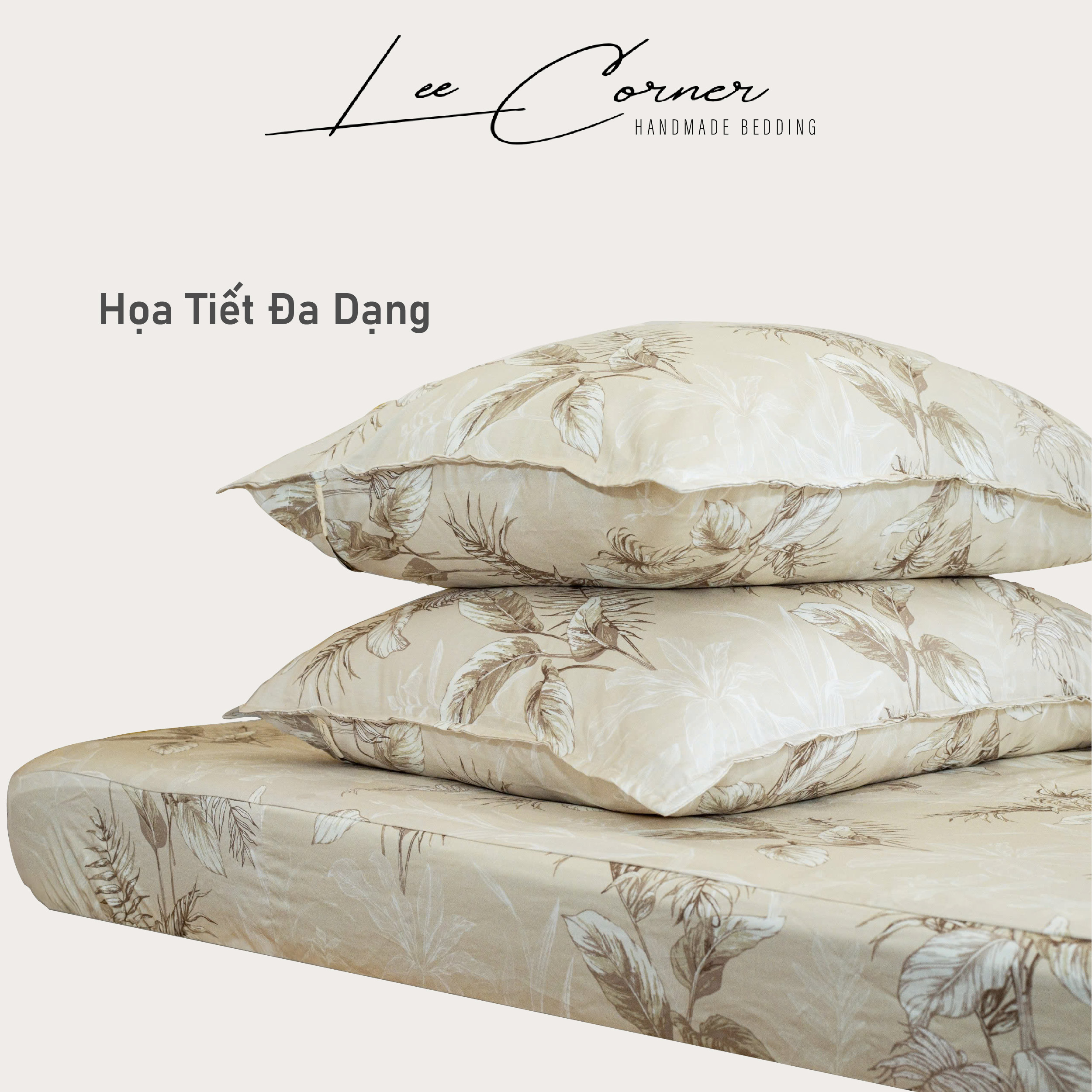 Ga giường Modal cao cấp LEE CORNER 1m6 1m8 2m2x2m kháng khuẩn, mềm mại, thoáng mát, điều hòa nhiệt độ (may đo riêng)