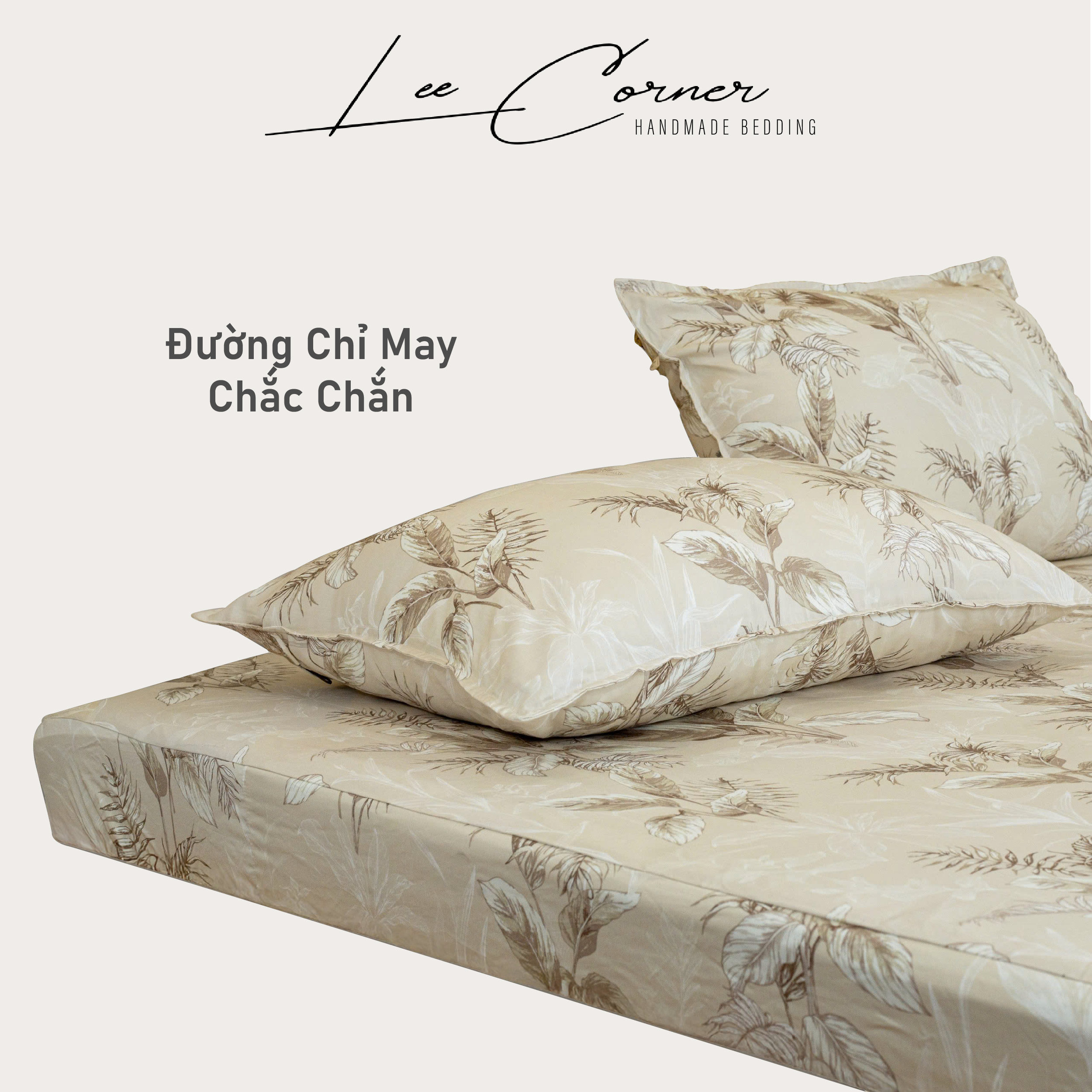 Ga giường Modal cao cấp LEE CORNER 1m6 1m8 2m2x2m kháng khuẩn, mềm mại, thoáng mát, điều hòa nhiệt độ (may đo riêng)