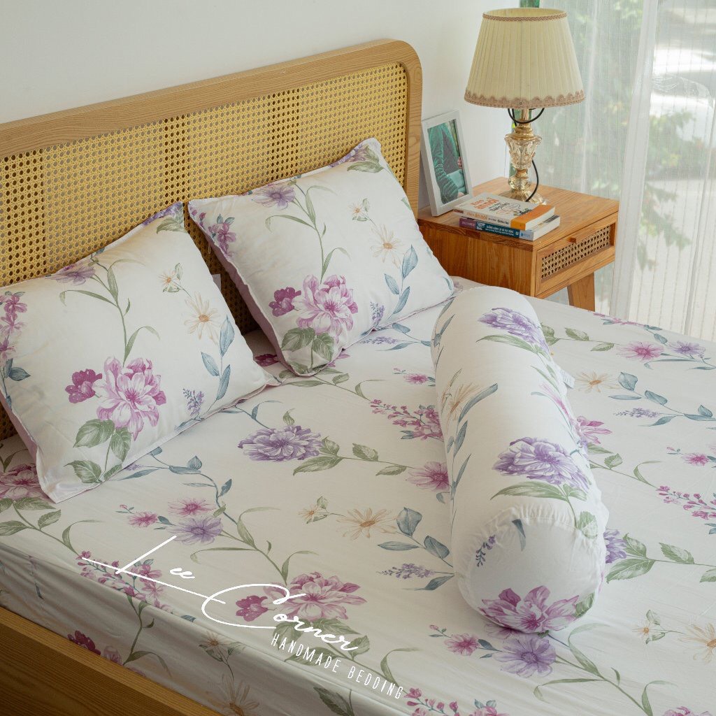 Ga giường Modal cao cấp LEE CORNER 1m6 1m8 2m2x2m kháng khuẩn, mềm mại, thoáng mát, điều hòa nhiệt độ (may đo riêng)