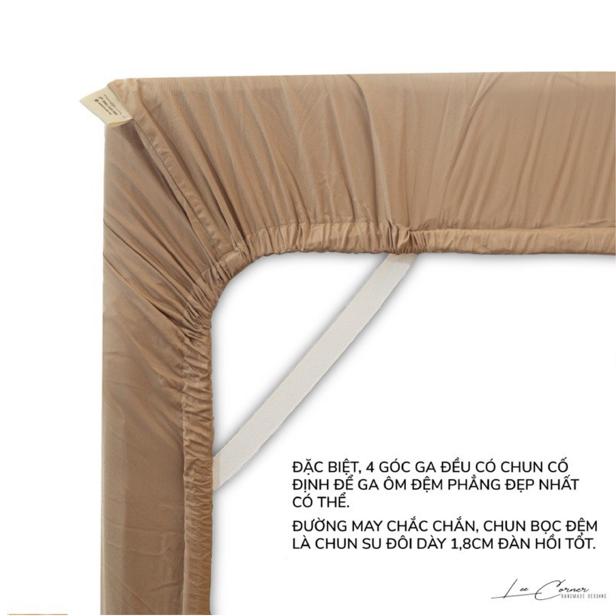 Ga Lụa Tencel 60s 1m6 1m8 2m2x2m LEE CORNER cao cấp, drap bo chun trải nệm, ra bọc đệm mát lạnh (may theo yêu cầu)