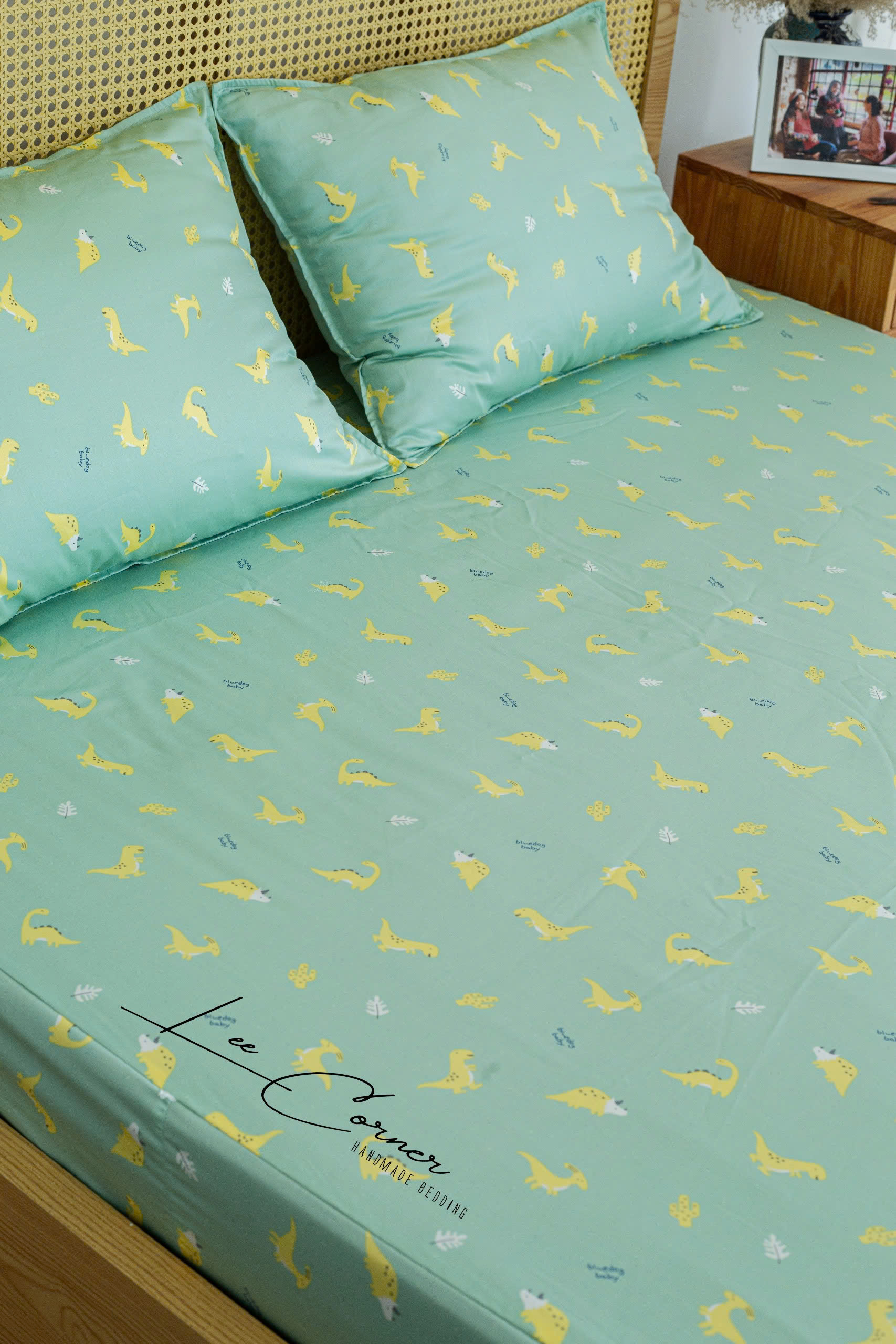Ga giường đơn cho bé 1m2,1m4, 1m5x2m vải modal Hàn cao cấp LEE CORNER, vải kháng khuẩn, mềm mại, thoáng mát