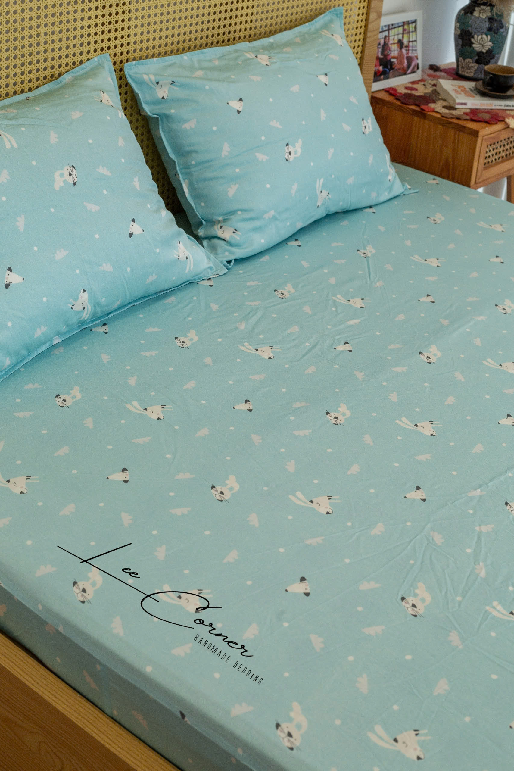 Ga giường Modal cao cấp LEE CORNER 1m6 1m8 2m2x2m kháng khuẩn, mềm mại, thoáng mát, điều hòa nhiệt độ (may đo riêng)