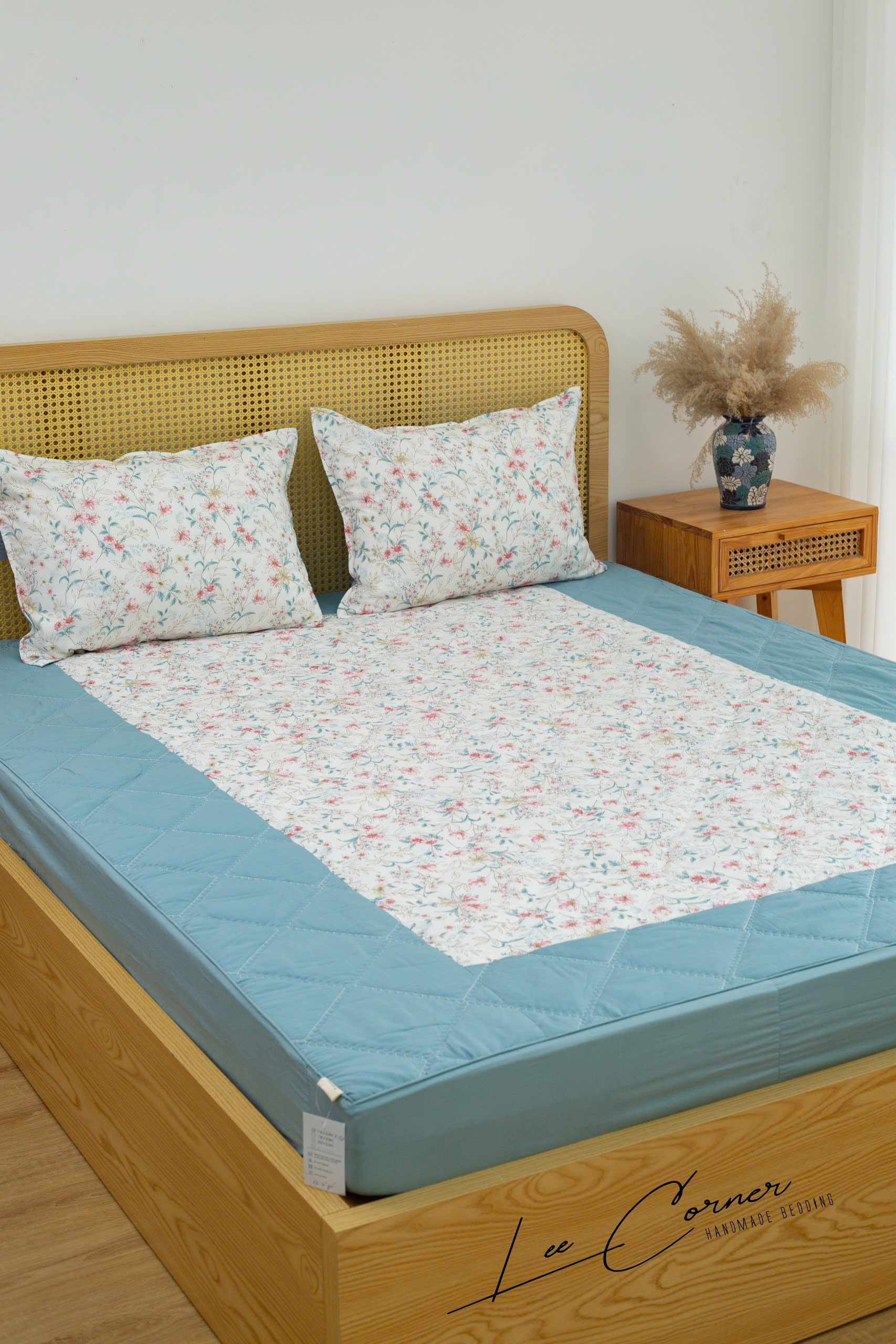 Ga chần bông Modal Micro, LEE CORNER, ga chần bông cao cấp, ga giường chần bông kích thước 1m6 1m8 2m2, may theo yêu cầu