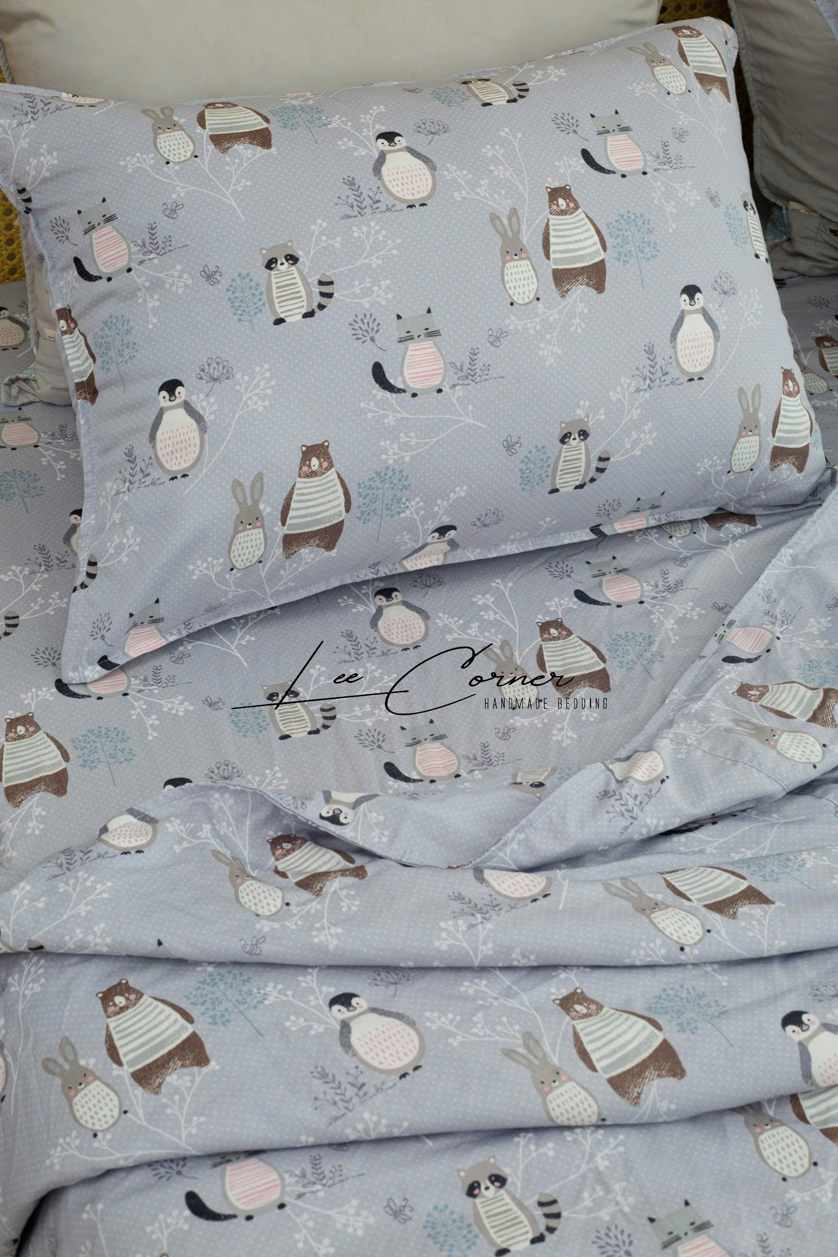 BỘ CHĂN GỐI LỤA MODAL HÀN CAO CẤP LÓT BÔNG 2mx2m2