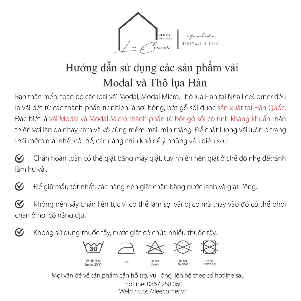 Ga giường Cotton cao cấp LEE CORNER nhiều hoạ tiết, ga nệm 1m6 x 2m