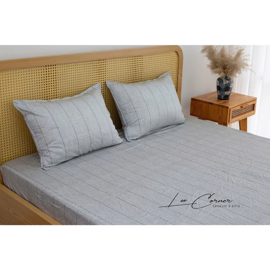 Ga giường đơn cho bé 1m2,1m4, 1m5x2m vải modal Hàn cao cấp LEE CORNER, vải kháng khuẩn, mềm mại, thoáng mát