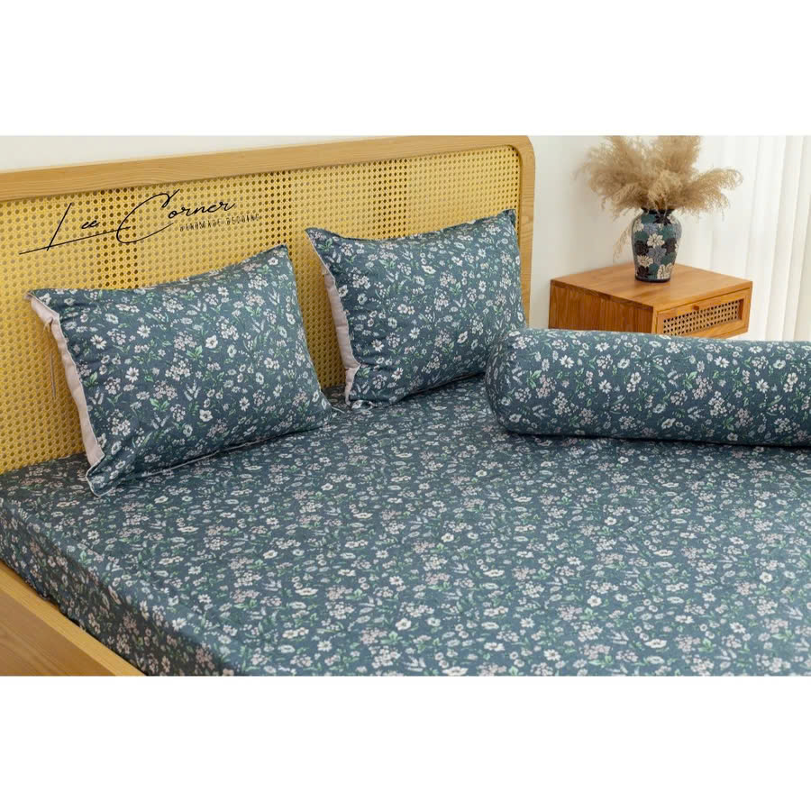 Ga giường Modal cao cấp LEE CORNER 1m6 1m8 2m2x2m kháng khuẩn, mềm mại, thoáng mát, điều hòa nhiệt độ (may đo riêng)