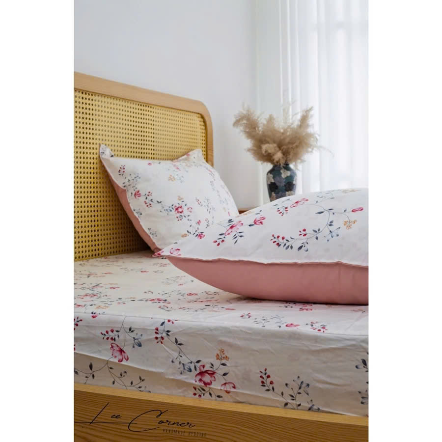 Ga giường Modal cao cấp LEE CORNER 1m6 1m8 2m2x2m kháng khuẩn, mềm mại, thoáng mát, điều hòa nhiệt độ (may đo riêng)