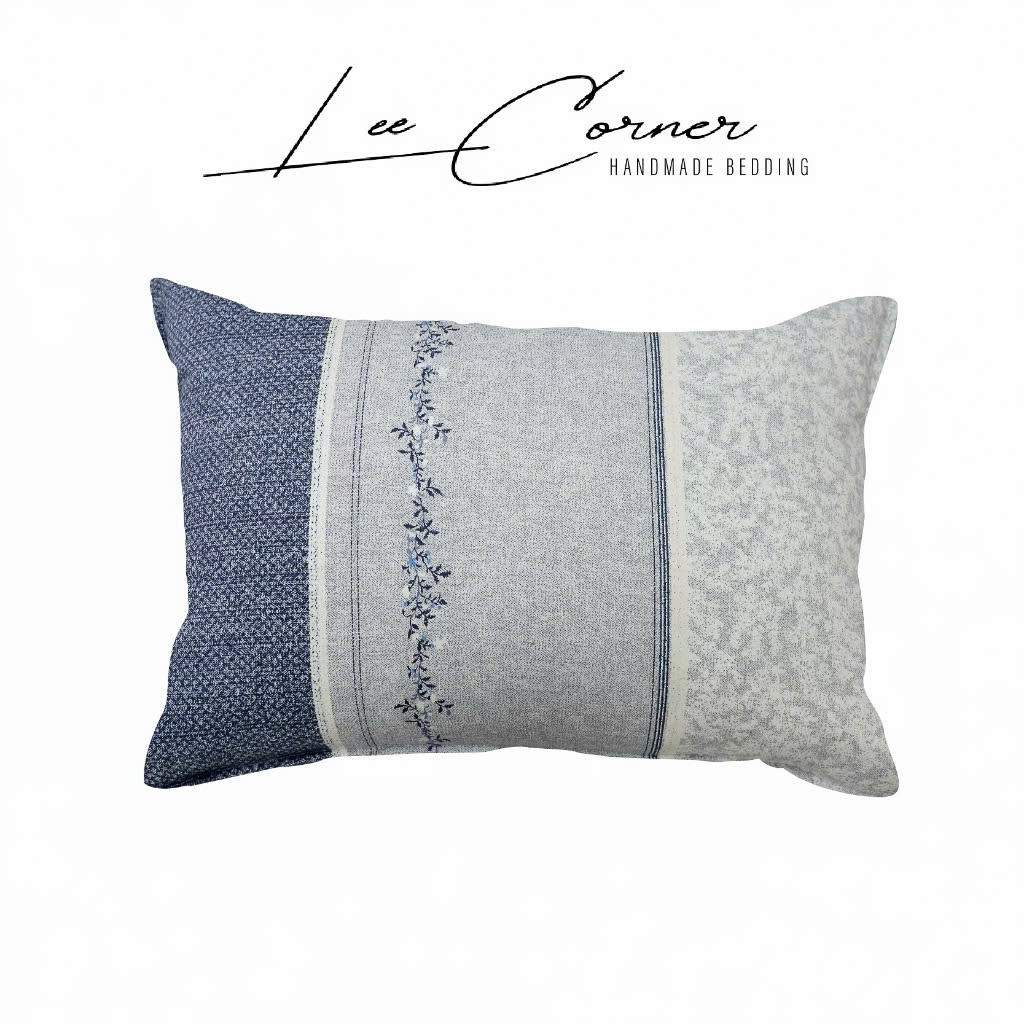 Vỏ Gối Nằm Cotton 35x50, 40x60, 50x70cm Cotton Thô lụa Hàn cao cấp LEE CORNER hoạ tiết, mềm mịn đủ size