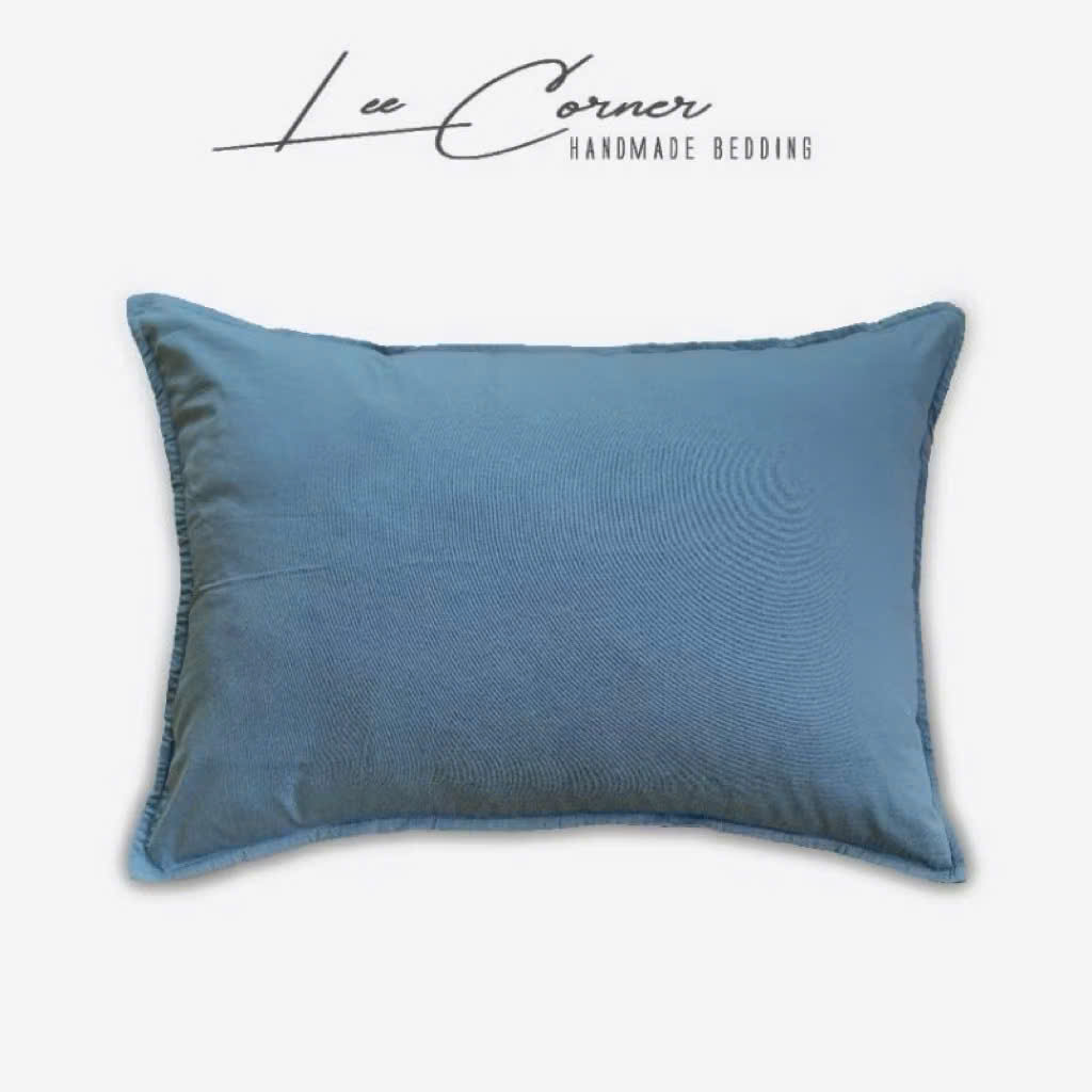 Vỏ gối Lụa Modal mầu trơn LEE CORNER cao cấp, áo gối nằm đủ size 25x35cm, 35x50cm 40x60cm 50x70cm 48x74cm