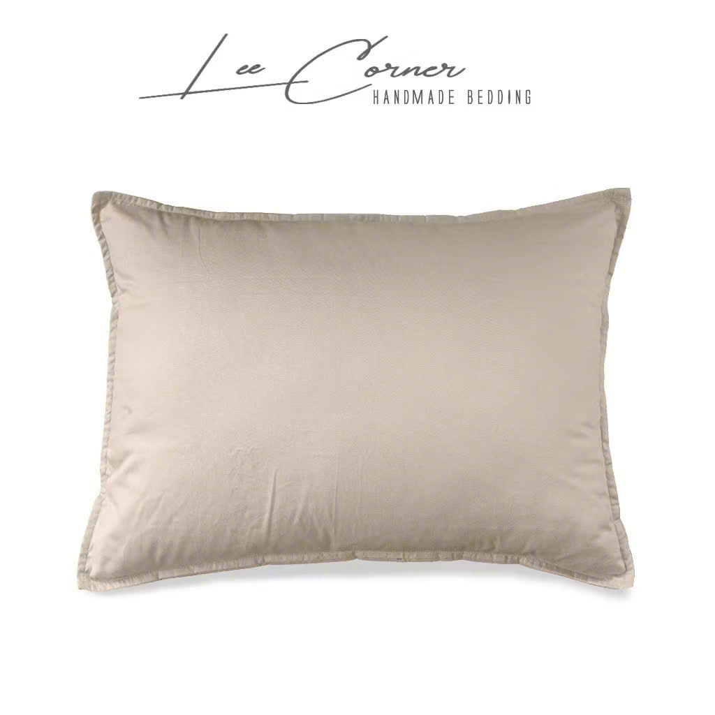 Vỏ gối Lụa Modal mầu trơn LEE CORNER cao cấp, áo gối nằm đủ size 25x35cm, 35x50cm 40x60cm 50x70cm 48x74cm