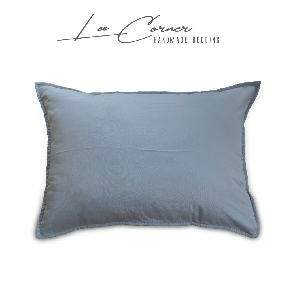 Vỏ gối Lụa Modal mầu trơn LEE CORNER cao cấp, áo gối nằm đủ size 25x35cm, 35x50cm 40x60cm 50x70cm 48x74cm