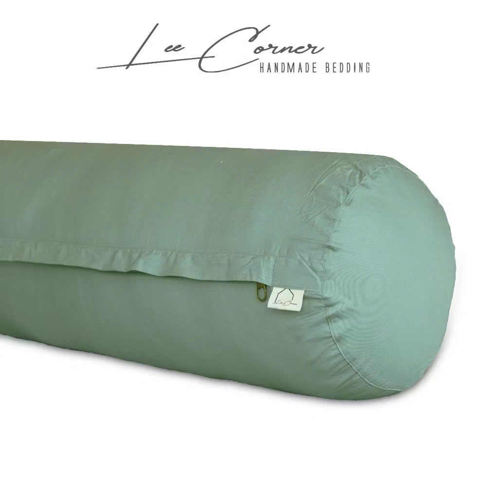 Vỏ Gối Ôm Modal cao cấp LEE CORNER mầu trơn, mềm mịn đủ size 60x80cm, 70x100cm
