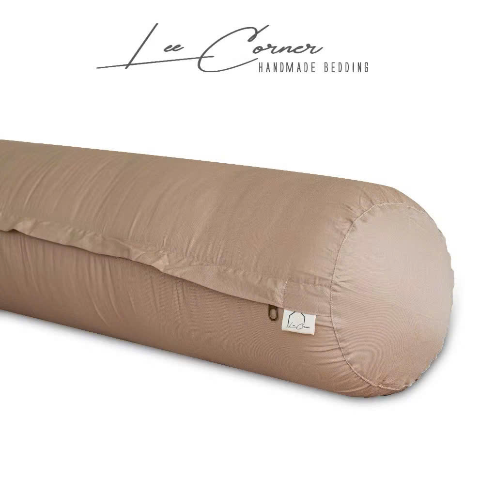 Vỏ Gối Ôm Modal cao cấp LEE CORNER mầu trơn, mềm mịn đủ size 60x80cm, 70x100cm