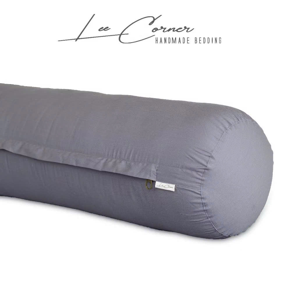 Vỏ Gối Ôm Modal cao cấp LEE CORNER mầu trơn, mềm mịn đủ size 60x80cm, 70x100cm