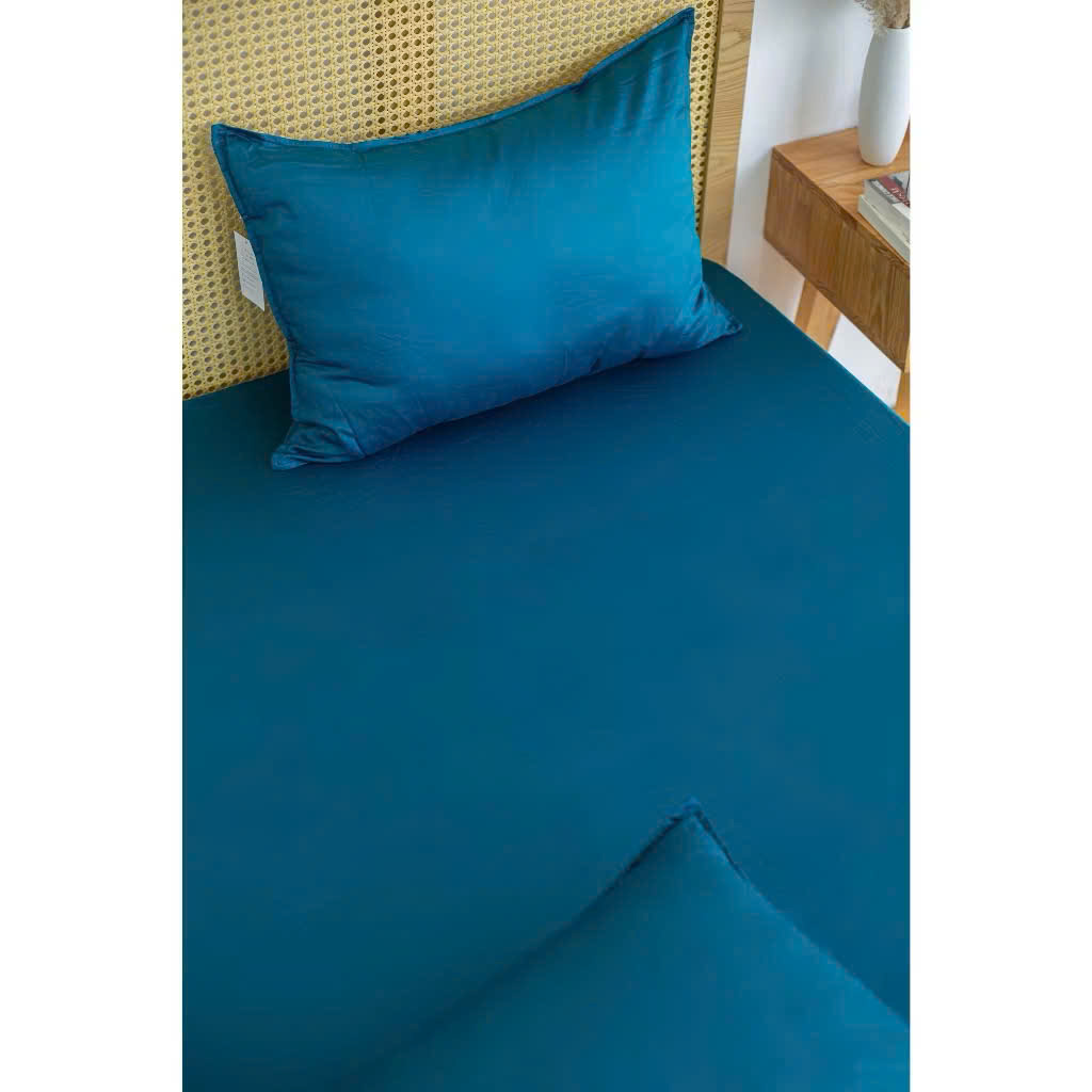 Ga giường Lụa Modal cao cấp LEE CORNER màu trơn, ga nệm 2 x 2m2