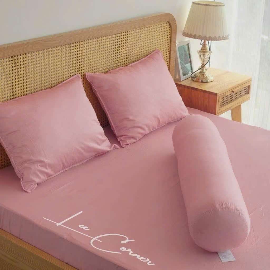 Ga giường Lụa Modal cao cấp LEE CORNER màu trơn, ga nệm 2 x 2m2