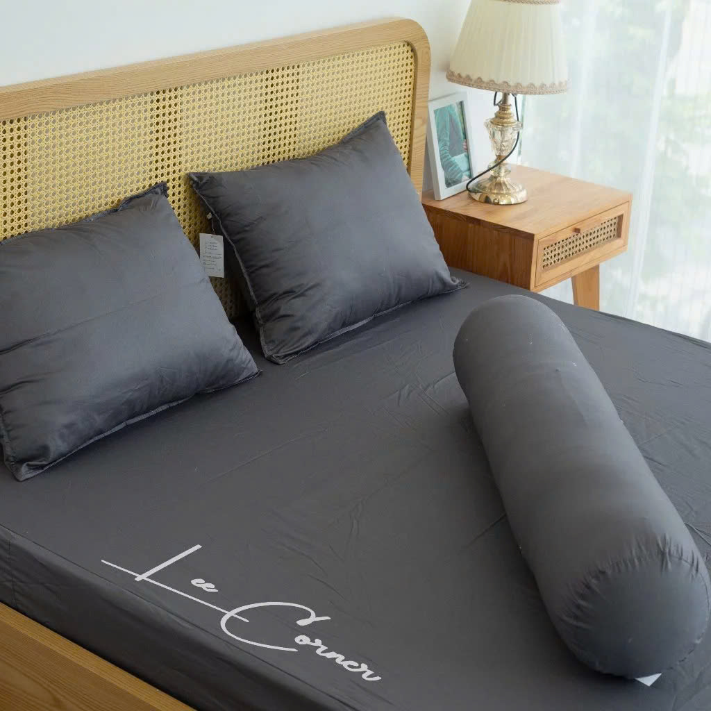 Ga giường 1m2, 1m4, 1m5x2m Cotton cao cấp LEE CORNER, vải Thô lụa Hàn, drap giường size 1,2x2m 1,4x2m 1,5x2m