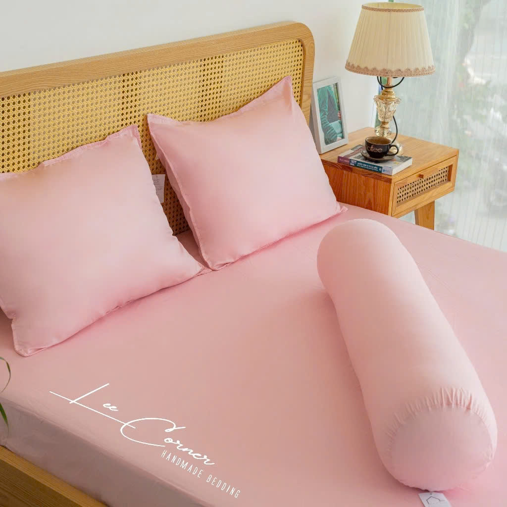 Ga giường 1m2, 1m4, 1m5x2m Cotton cao cấp LEE CORNER, vải Thô lụa Hàn, drap giường size 1,2x2m 1,4x2m 1,5x2m
