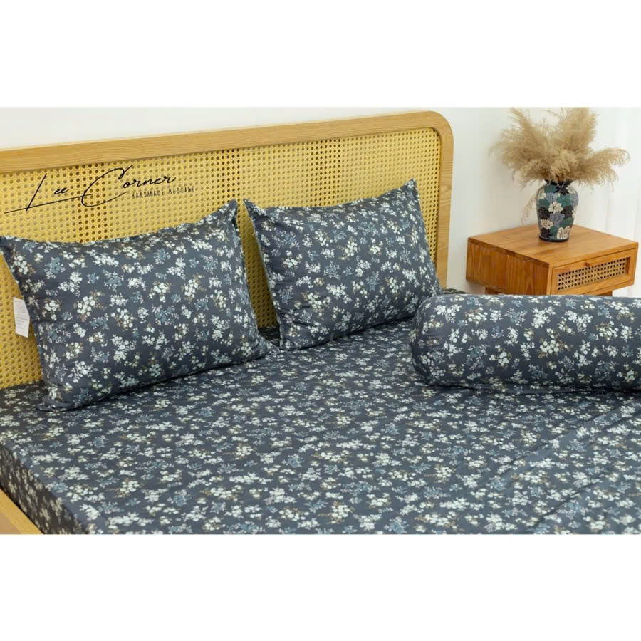 Ga giường đơn cho bé 1m2,1m4, 1m5x2m vải modal Hàn cao cấp LEE CORNER, vải kháng khuẩn, mềm mại, thoáng mát