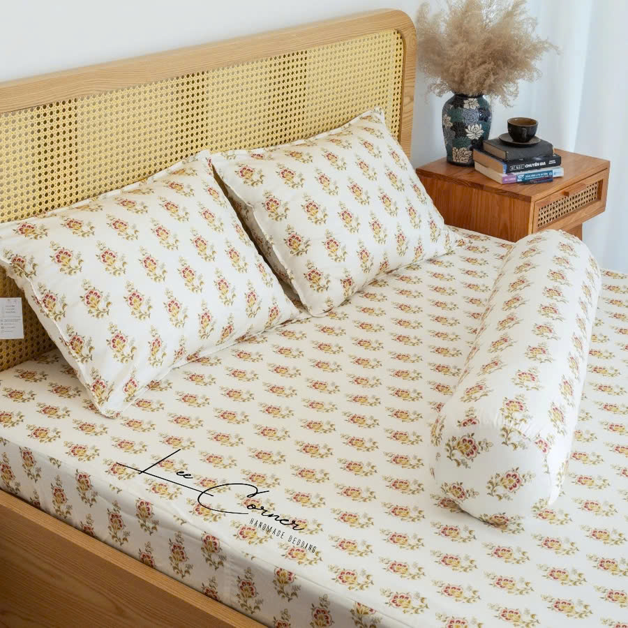Ga giường Modal cao cấp LEE CORNER 1m6 1m8 2m2x2m kháng khuẩn, mềm mại, thoáng mát, điều hòa nhiệt độ (may đo riêng)