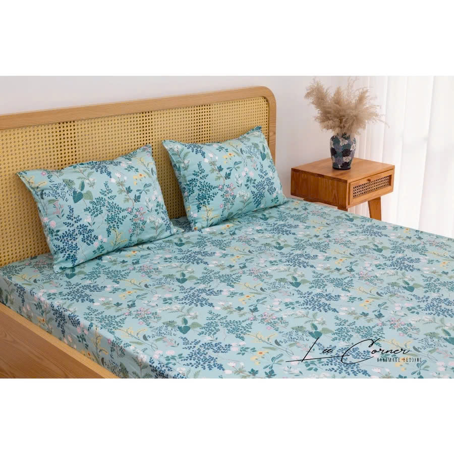 Ga giường đơn cho bé 1m2,1m4, 1m5x2m vải modal Hàn cao cấp LEE CORNER, vải kháng khuẩn, mềm mại, thoáng mát