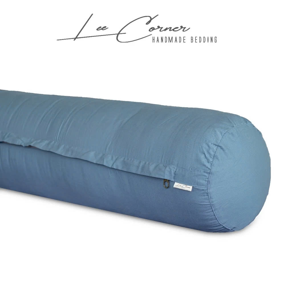 Vỏ Gối Ôm Cotton Thô lụa Hàn cao cấp LEE CORNER, mềm mịn đủ size 60x80 70x100cm