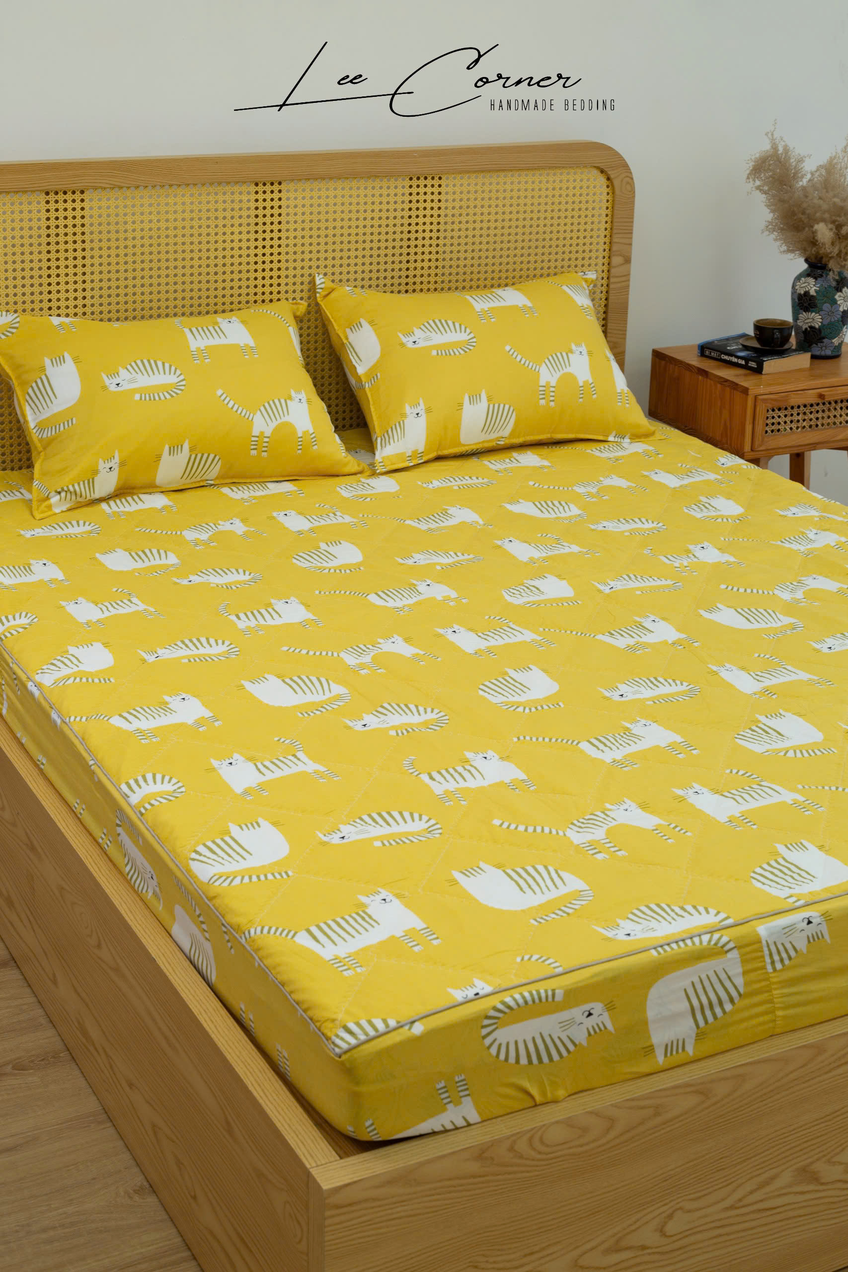 Ga chần bông Modal Micro, LEE CORNER, ga chần bông cao cấp, ga giường chần bông kích thước 1m6 1m8 2m2, may theo yêu cầu