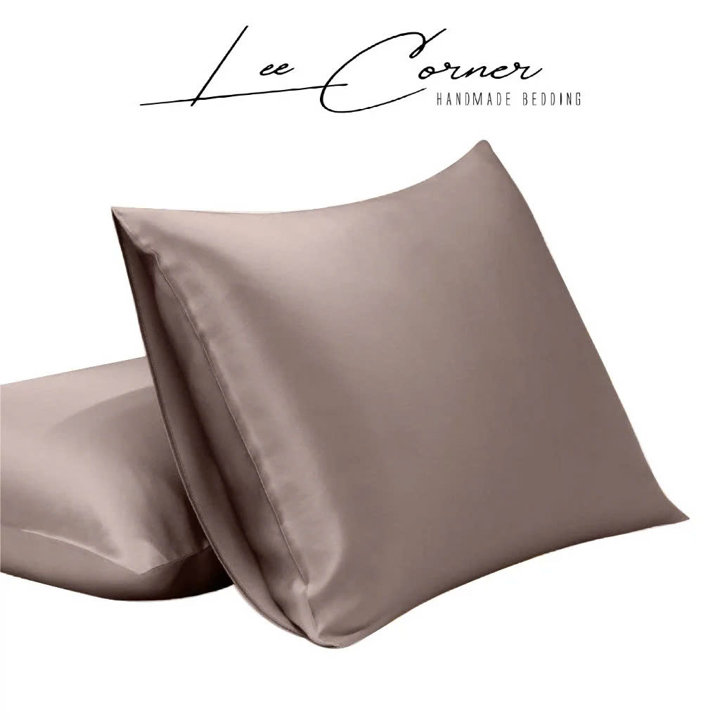 Vỏ Gối Nằm Lụa Tencel 60s Cao Cấp LEE CORNER, áo gối không khóa kéo 35x50 40x60 45x65 48x74 50x70 60x80cm (có may riêng)