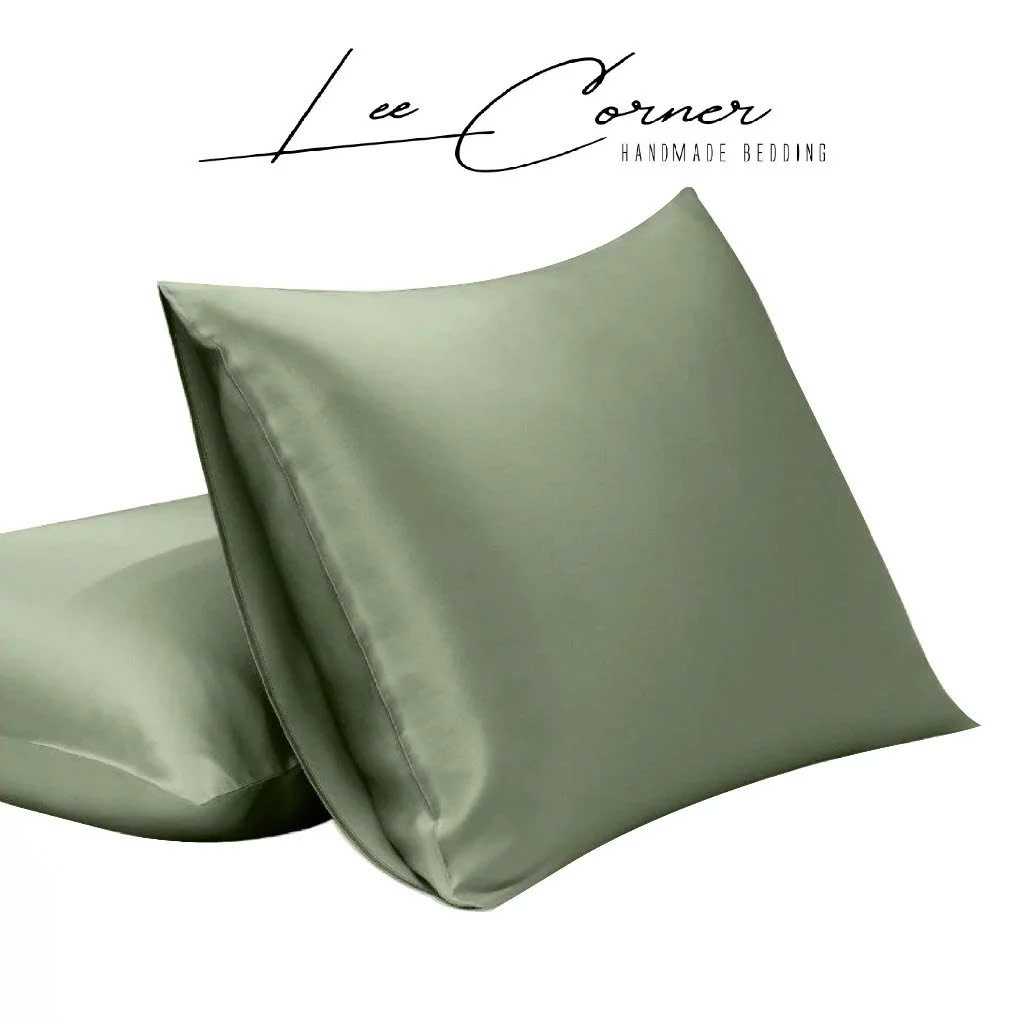Vỏ Gối Nằm Lụa Tencel 60s Cao Cấp LEE CORNER, áo gối không khóa kéo 35x50 40x60 45x65 48x74 50x70 60x80cm (có may riêng)