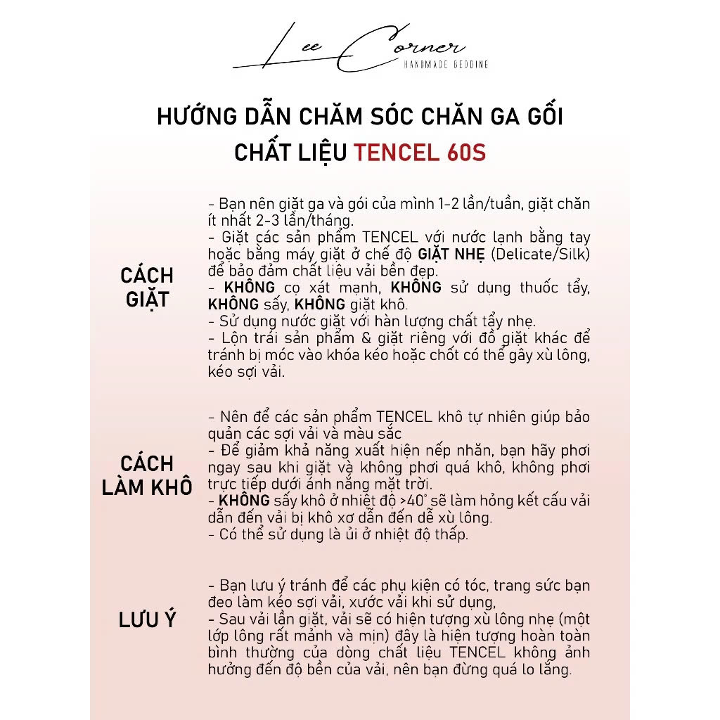 Ga giường 1m2, 1m4, 1m5x2m Lụa Tencel 60s cao cấp LEE CORNER, drap giường mềm mịn thoáng mát sang trọng (may theo yêu cầu)