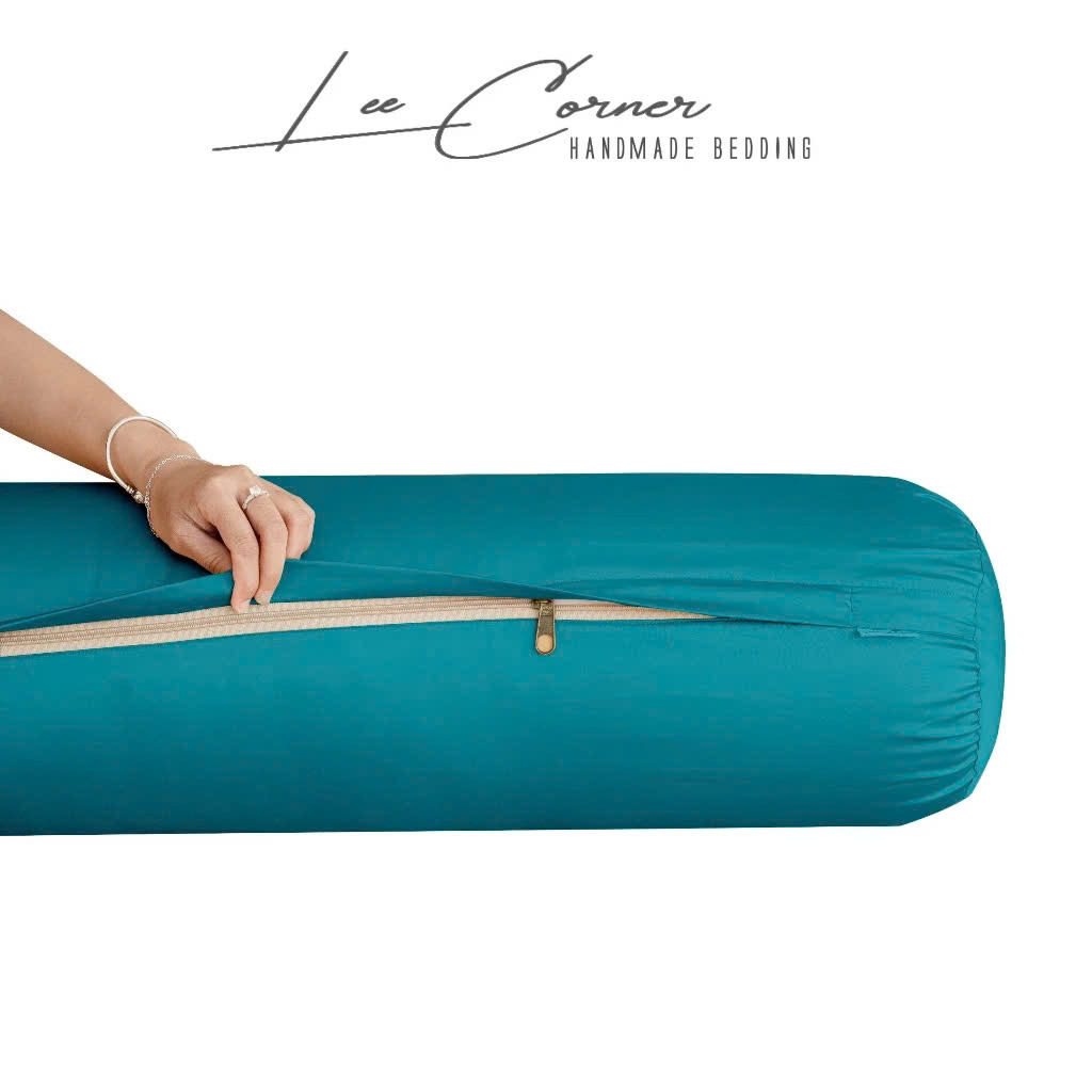 Vỏ Gối Ôm Lụa Tencel 60s cao cấp LEE CORNER mầu trơn, mềm mịn đủ size 60x80cm, 70x100cm, 80x100cm