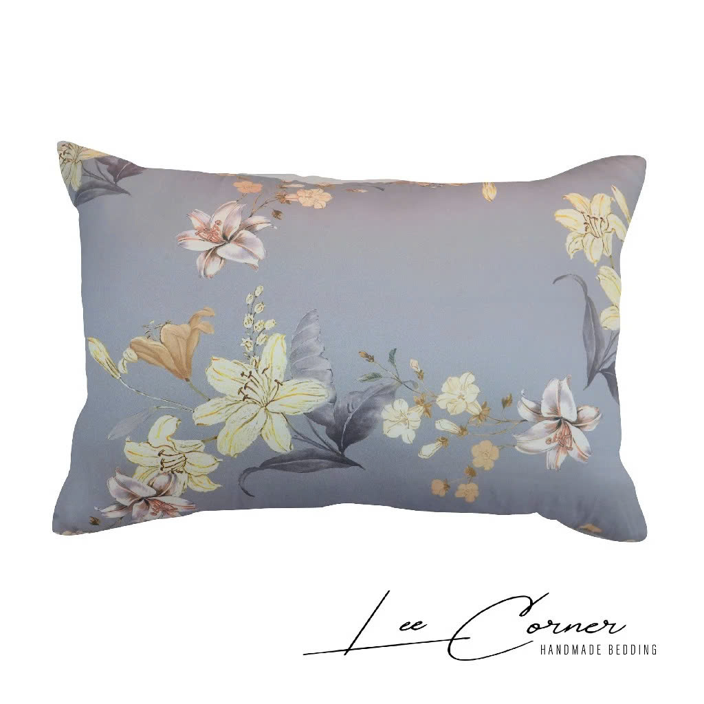 Vỏ Gối Lụa Tencel 60s Cao Cấp LEE CORNER, áo gối không khóa kéo 35x50 40x60 45x65 50x70 60x80cm (may theo yêu cầu)