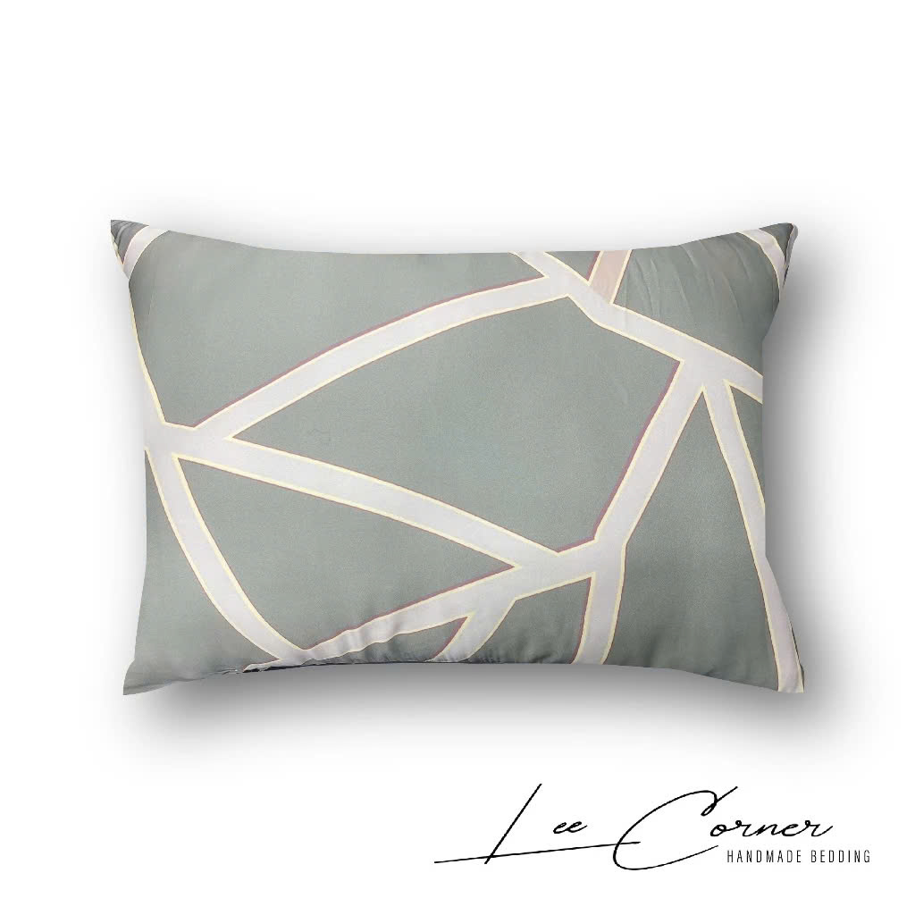 Vỏ Gối Lụa Tencel 60s Cao Cấp LEE CORNER, áo gối không khóa kéo 35x50 40x60 45x65 50x70 60x80cm (may theo yêu cầu)
