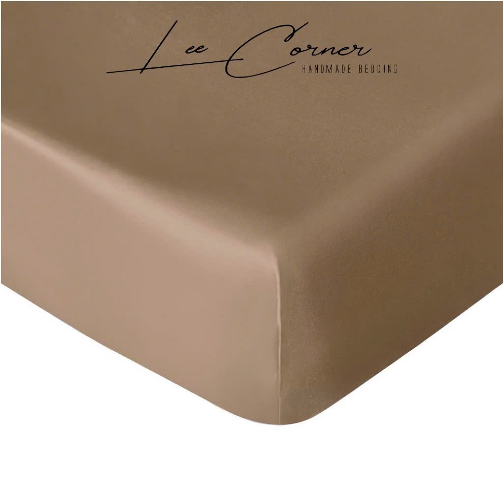Ga giường Lụa Tencel 60s 2m2x2m LEE CORNER cao cấp, drap bo chun trải nệm 2m2 x 2m,ra bọc đệm mát lạnh (may theo yêu cầu)