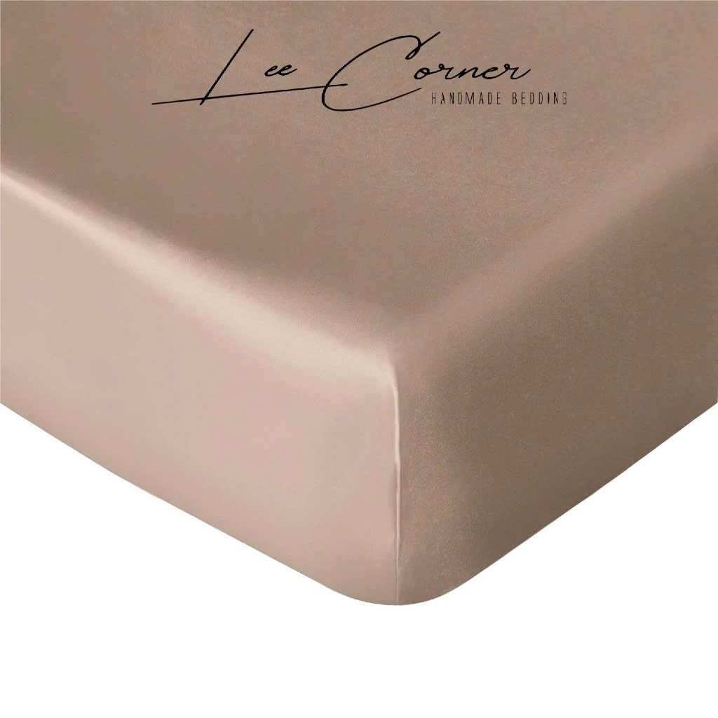 Ga giường Lụa Tencel 60s 1m6x2m LEE CORNER cao cấp, drap bo chun trải nệm 1m6 x 2m, ra bọc đệm mát lạnh (may theo yêu cầu)