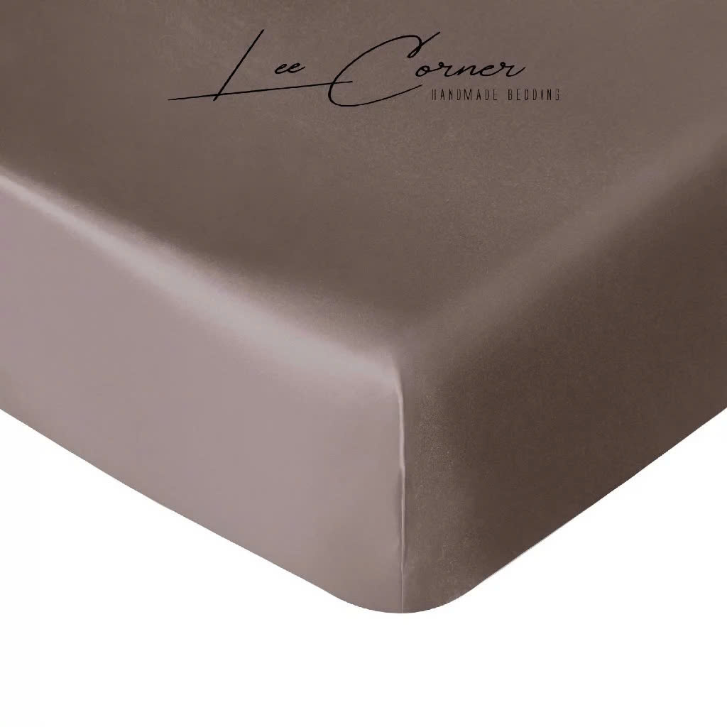Ga giường 1m2, 1m4, 1m5x2m Lụa Tencel 60s cao cấp LEE CORNER, drap giường mềm mịn thoáng mát sang trọng (may theo yêu cầu)