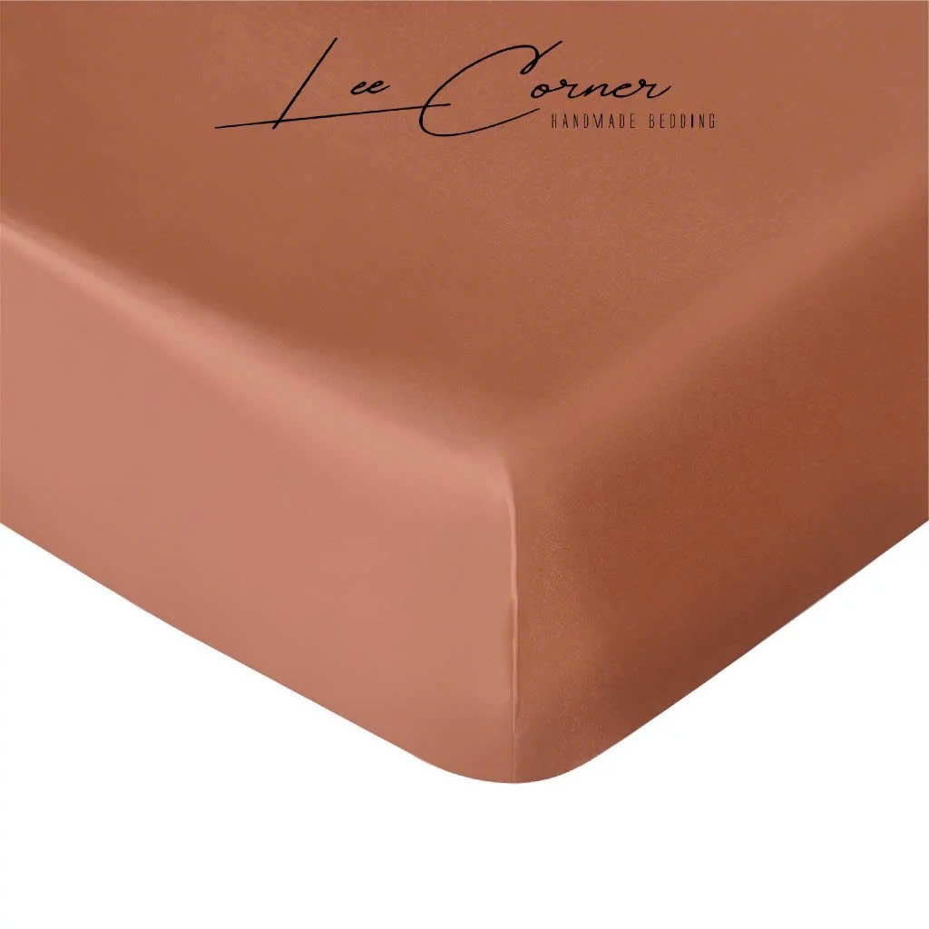 Ga giường Lụa Tencel 60s 2m2x2m LEE CORNER cao cấp, drap bo chun trải nệm 2m2 x 2m,ra bọc đệm mát lạnh (may theo yêu cầu)
