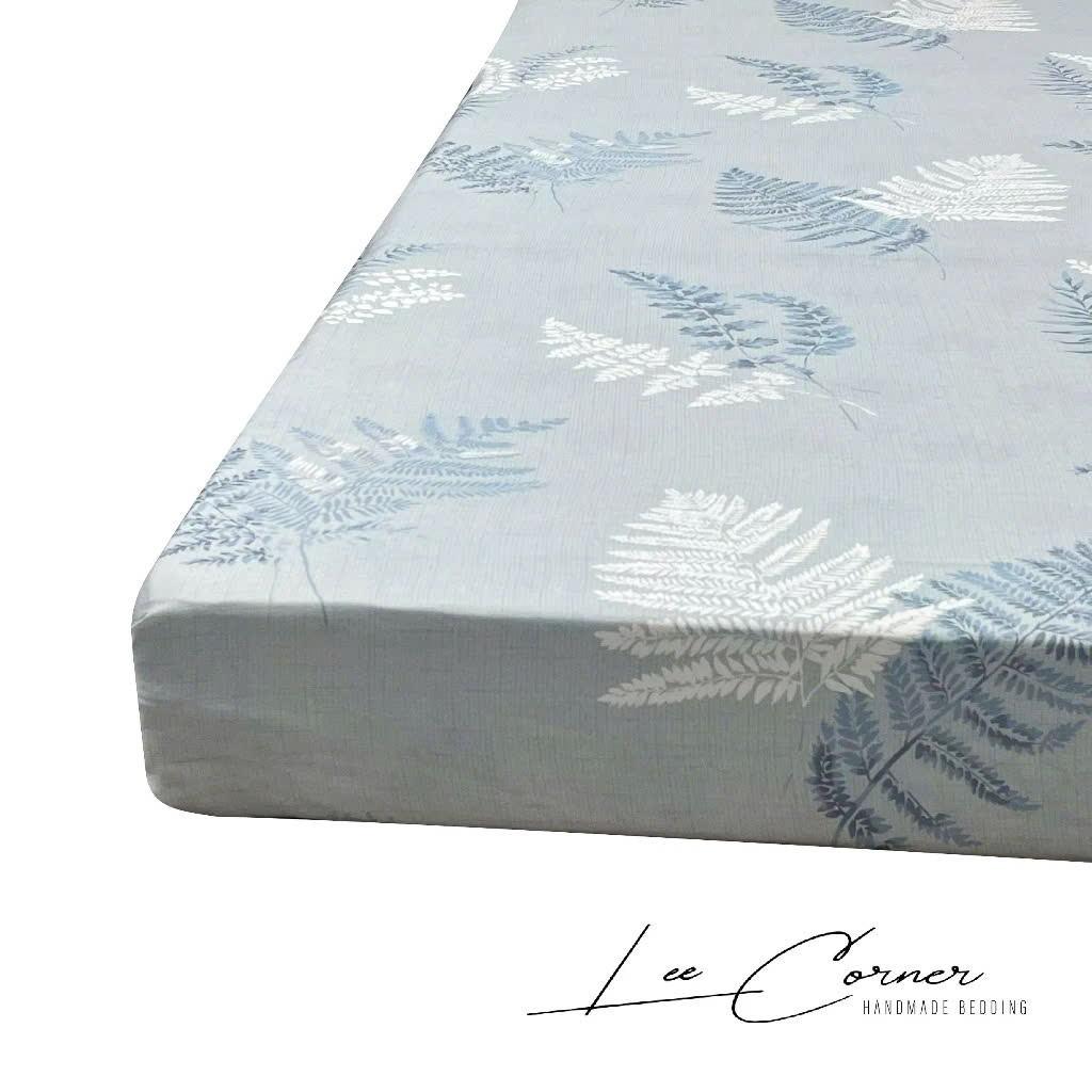 Bộ 3 món ga gối lụa Tencel 60S cao cấp LEE CORNER, gồm 2 vỏ gối 50x70 và 1 ga giường size 1m6 1m8 2m2 (may theo yêu cầu)
