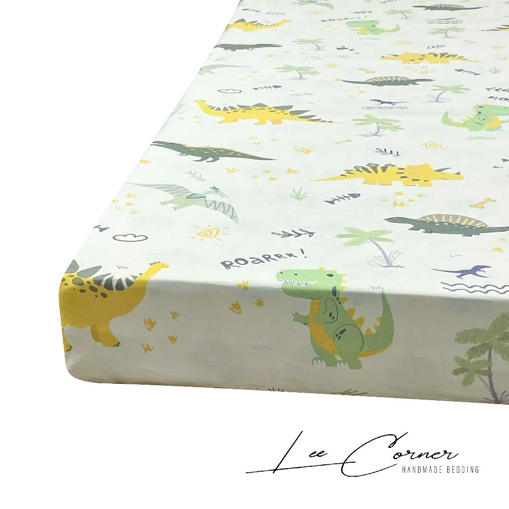 Ga giường đơn, lẻ size 1m 1m2 1m4 1m5x2m Lụa Tencel 60s cao cấp LEE CORNER, drap nệm thoáng mát cho bé(MAY THEO YÊU CẦU)