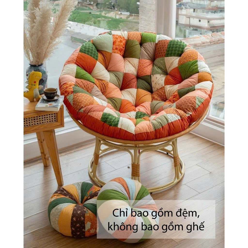 Ghế Papasan, trang trí decor phòng khách, phòng ngủ